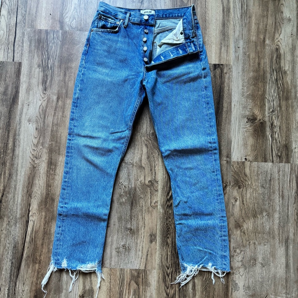 AGOLDE straight leg jeans